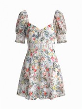 NWT Alice + Olivia Crawford Floral Mini Dress Size 14