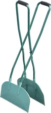 Leaf Grabber Leaf Rake Picker Upper Scoops with Long Handle Garden Rake for Yard