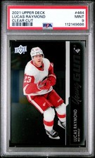2021-2022 Upper Deck Lucas Raymond (Young Guns-Clear Cut) #464 PSA 9 (86)