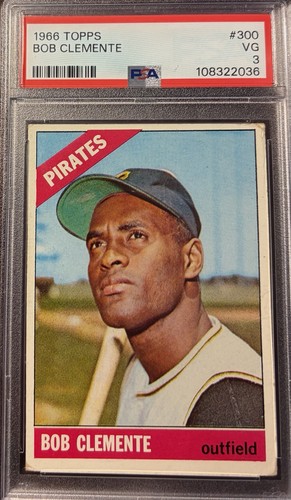 1966 Topps - Roberto Clemente #300 PSA 3 Pittsburgh Pirates HOF 3000 Hit Club