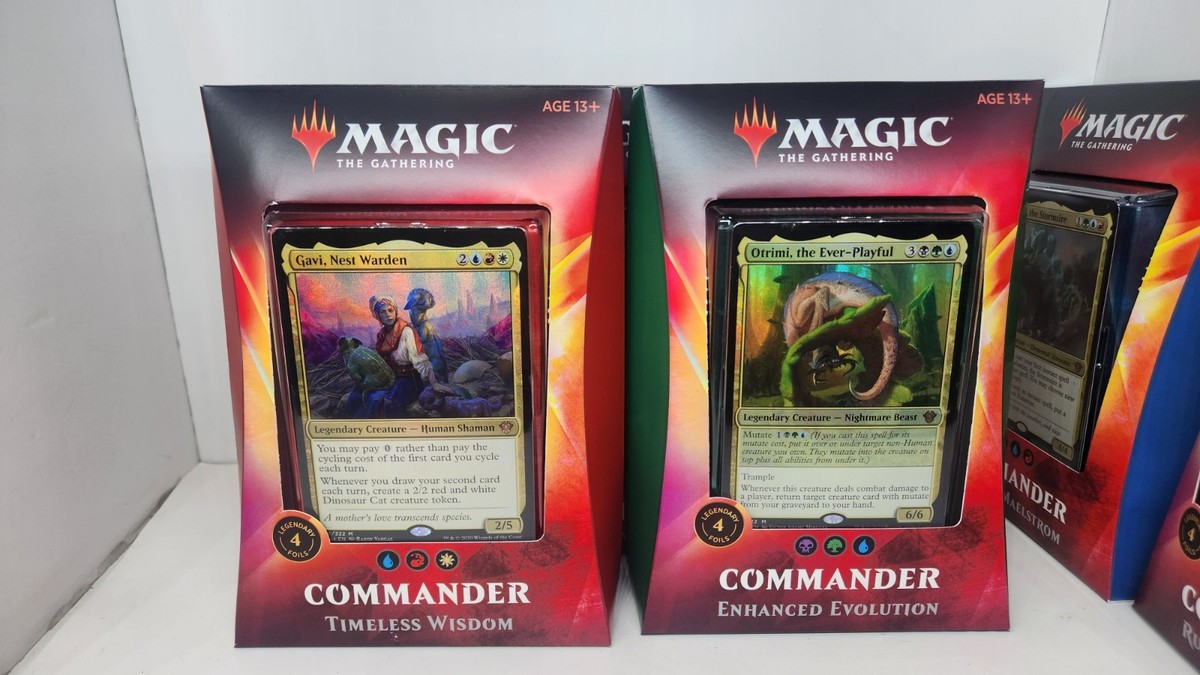 MTG Magic the Gathering Ikoria Commander Deck 2020 Set of All 5 Factory Sealed | eBay MTG Magic the Gathering Ikoria Commander Deck 2020 Set of All 5 Factory Sealed | eBay
