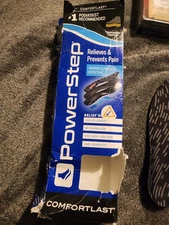 PowerStep Unisex ComfortLast Cushioning Gel Insoles Black (1 pair) - 5002-011 