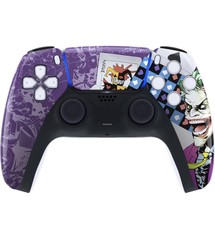Custom PS5 Controller Purple Joker Design | O...
