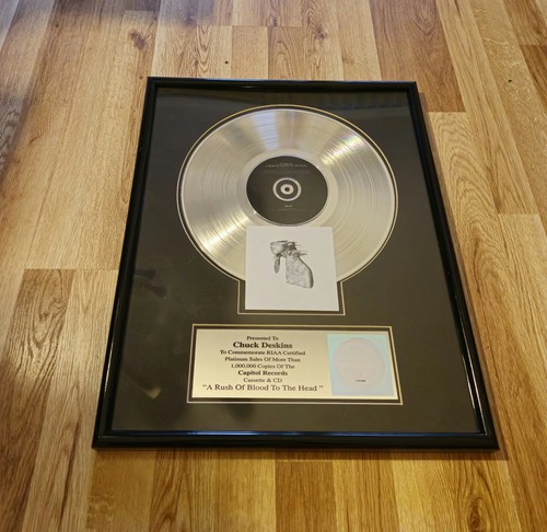 Coldplay "A RUSH OF BLOOD TO THE HEAD" PLATIN Schallplatte RIAA Award - Bild 1 von 8