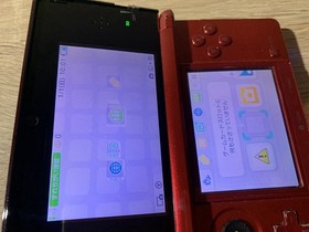 7313 Nintendo 3DS Flare Red Normal TESTED