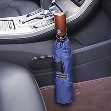 Black Plastic Self Adhesive Umbrella Holder Car Storage Rack Hanger Home Wall