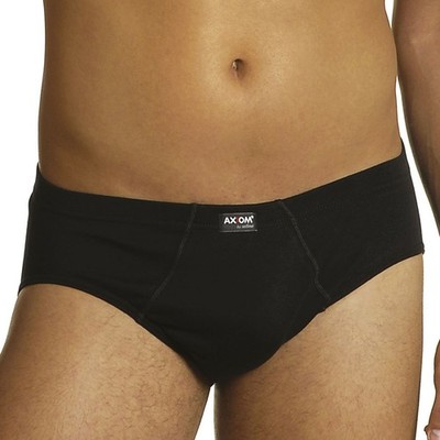 6 Men's Axiom Stretch Cotton Briefs With Inserted Elastic And Logo Art 2665