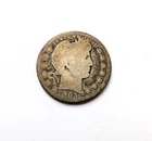 1903-O Barber Quarter 25C - 90% Silver - New Orleans - uncleaned