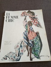 Französisches Magazin-La femme chic-1946-Modezeitschrift Fashion Haute Couture ready wear