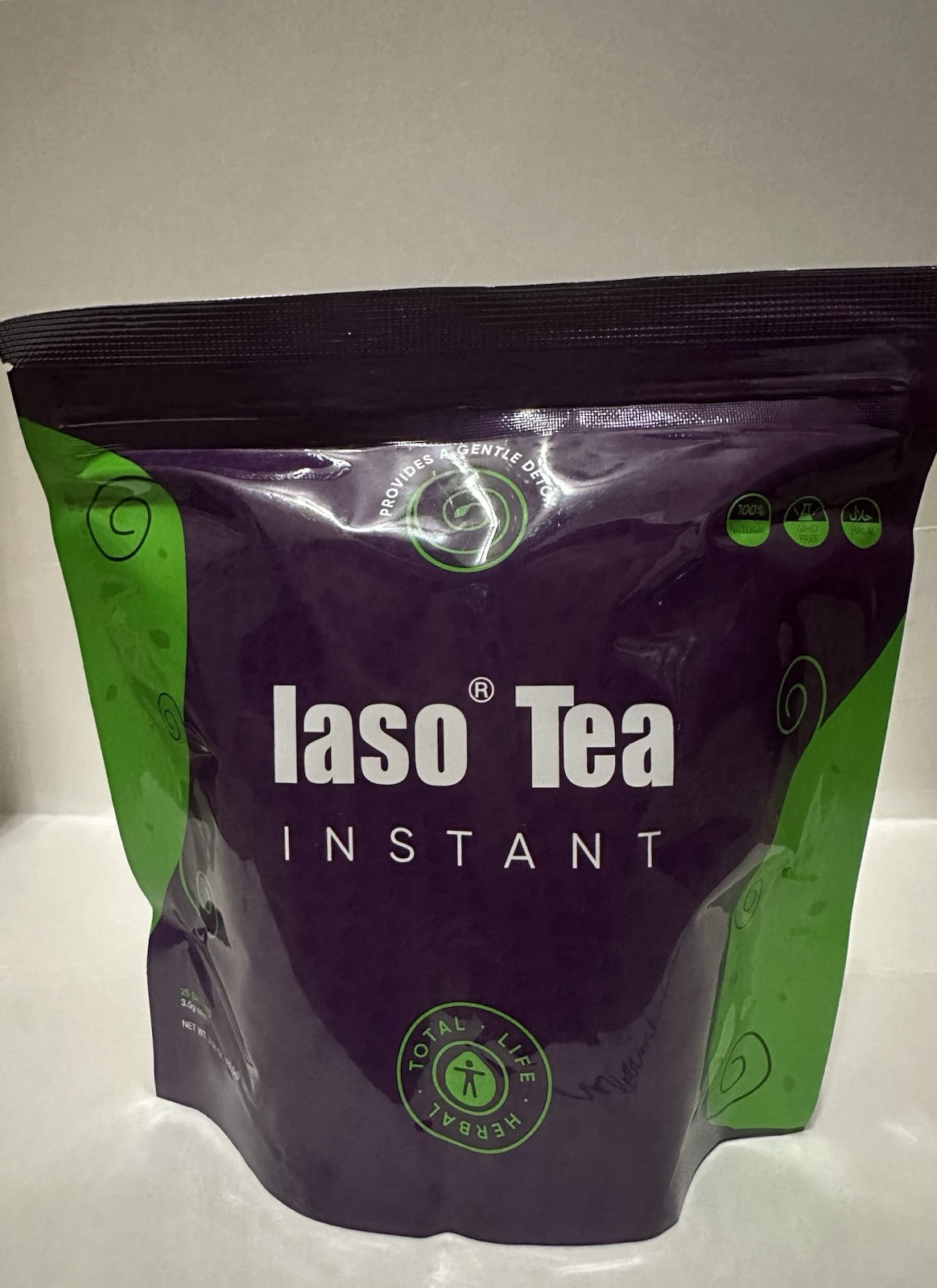 Iaso NATURAL DETOX INSTANT HERBAL HEALTHY WEIGHT LOSS TEA - 25 SACHETS exp:03/26