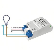 220V Microwave Sensor 5.8GHz Motion Sensor Auto-Sensing Switch  Indoor Lighting