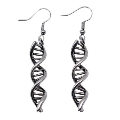 Scientific Charm DNA Earrings Accessory Suitable For Science Event Or As A Gift
