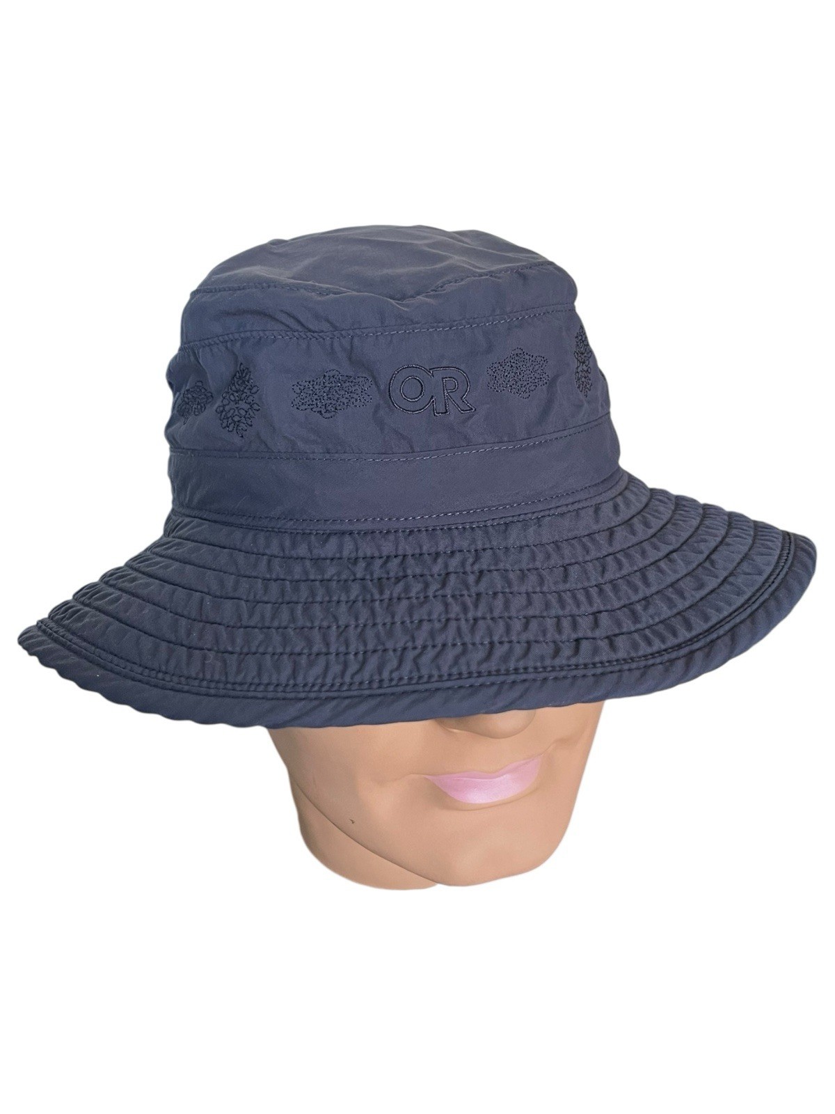 Outdoor Research Womens Hat Solar Roller Sun Hat Medium Navy
