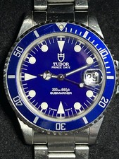 Tudor Submariner "Prince Date" Ref 75190 1997 36mm Blue Dial And Bezel