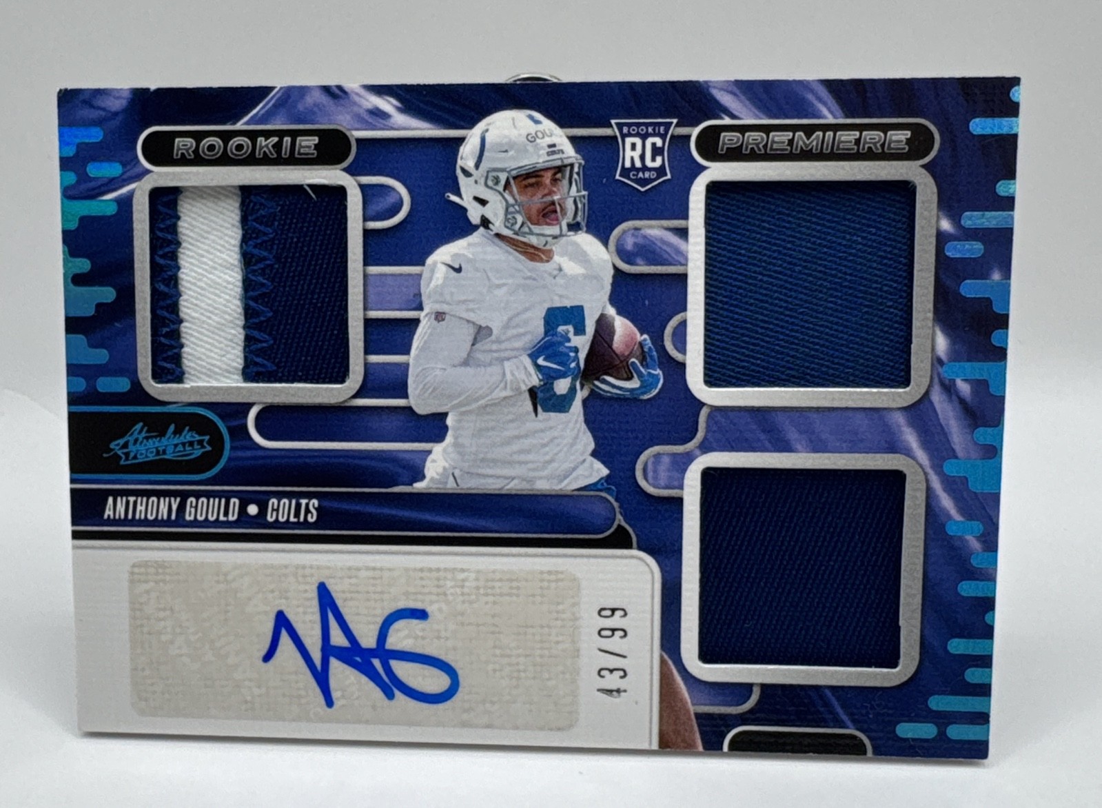 Anthony Gould Panini Absolute Rookie Premiere Materials #RPMAGD Autograph Spectrum