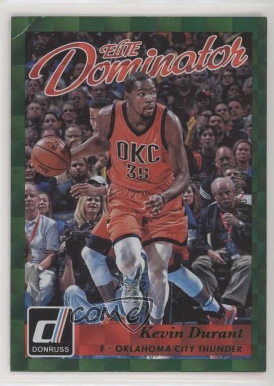 2015-16 Panini Donruss Elite Dominator 318/999 Kevin Durant #18 y8a
