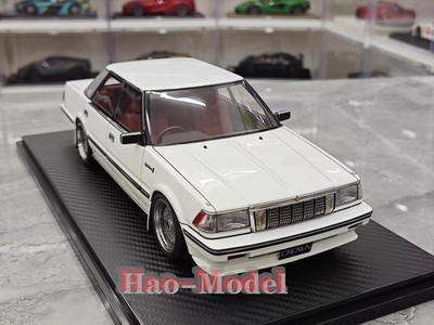 IG 1:18 Toyota Crown 2.8 Royal Saloon Resin Model Car Diecast Hobby Gifts White