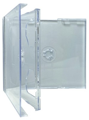 STANDARD Clear Triple 3 Disc CD Jewel Case Lot