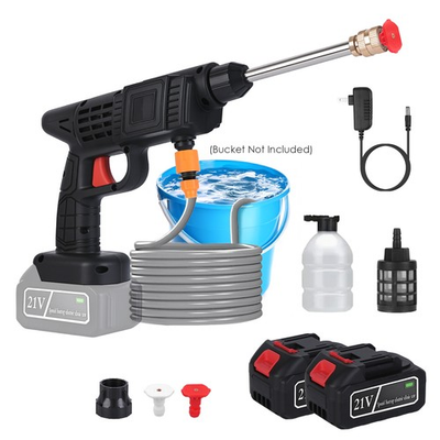 #ad Cordless Electric High Pressure Water Spray Gun Car Washer Portable Cleaner Kit $28.39