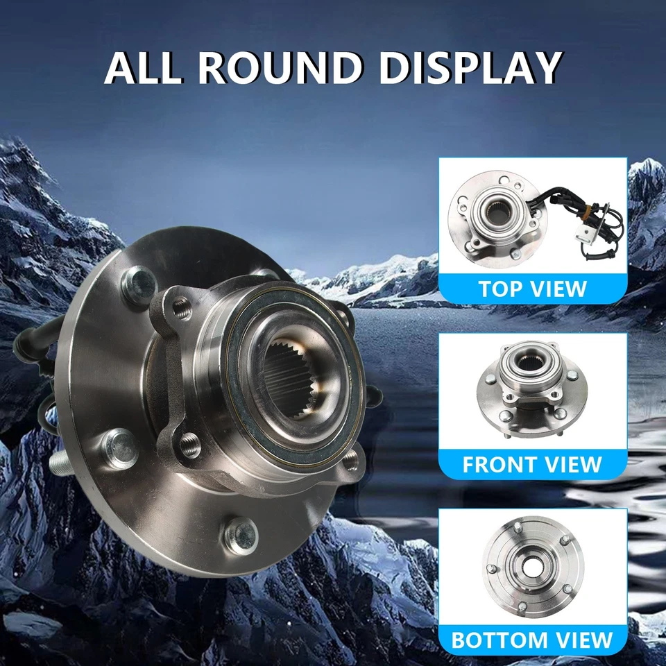 2* Front Wheel Hub Bearings for 2008-2020 Dodge Grand Caravan 2012-2015 Ram C/V Foto 4 de 4