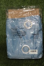 HCILY Italy Velvet Room Darking Blackout Curtains 2 Panels 52 x84 Light Blue