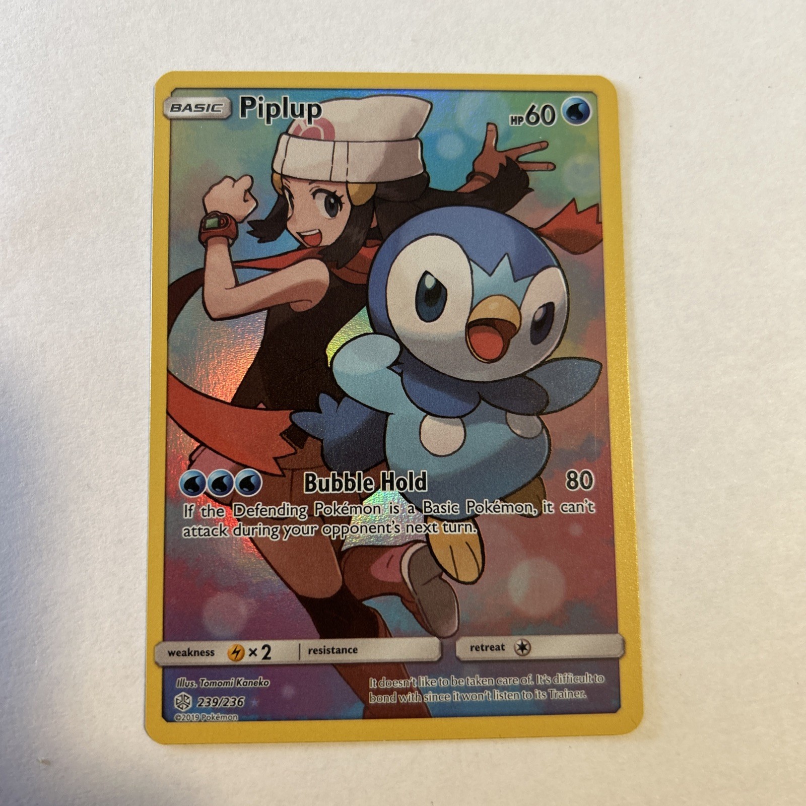 2019 Cosmic Eclipse Piplup #239/236 NM