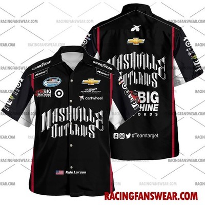 Kyle Larson Nascar Racing 2014 Hawaiian  Shirts