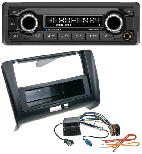 Blaupunkt Bluetooth DAB MP3 USB Autoradio für Audi TT (2006-2014) - Quadlock - Bild 1 von 9