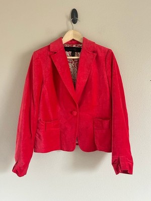 Apostrophe Womens Suit Jacket Pink Pocket Notch Lapel Buttons Lined Blazer 10