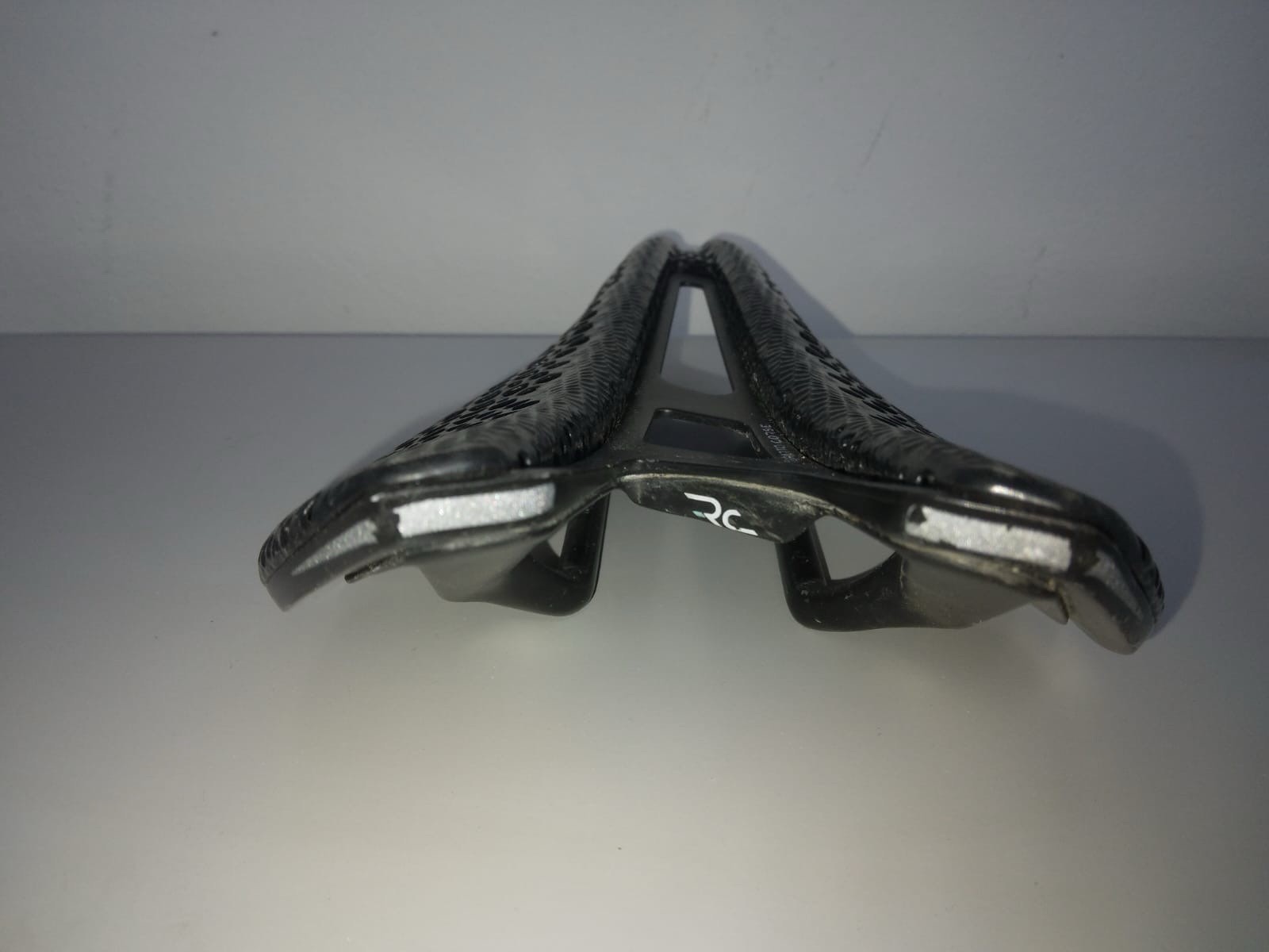 Sella bici da corsa bianchi rc carbon 3d 139mm foto 2