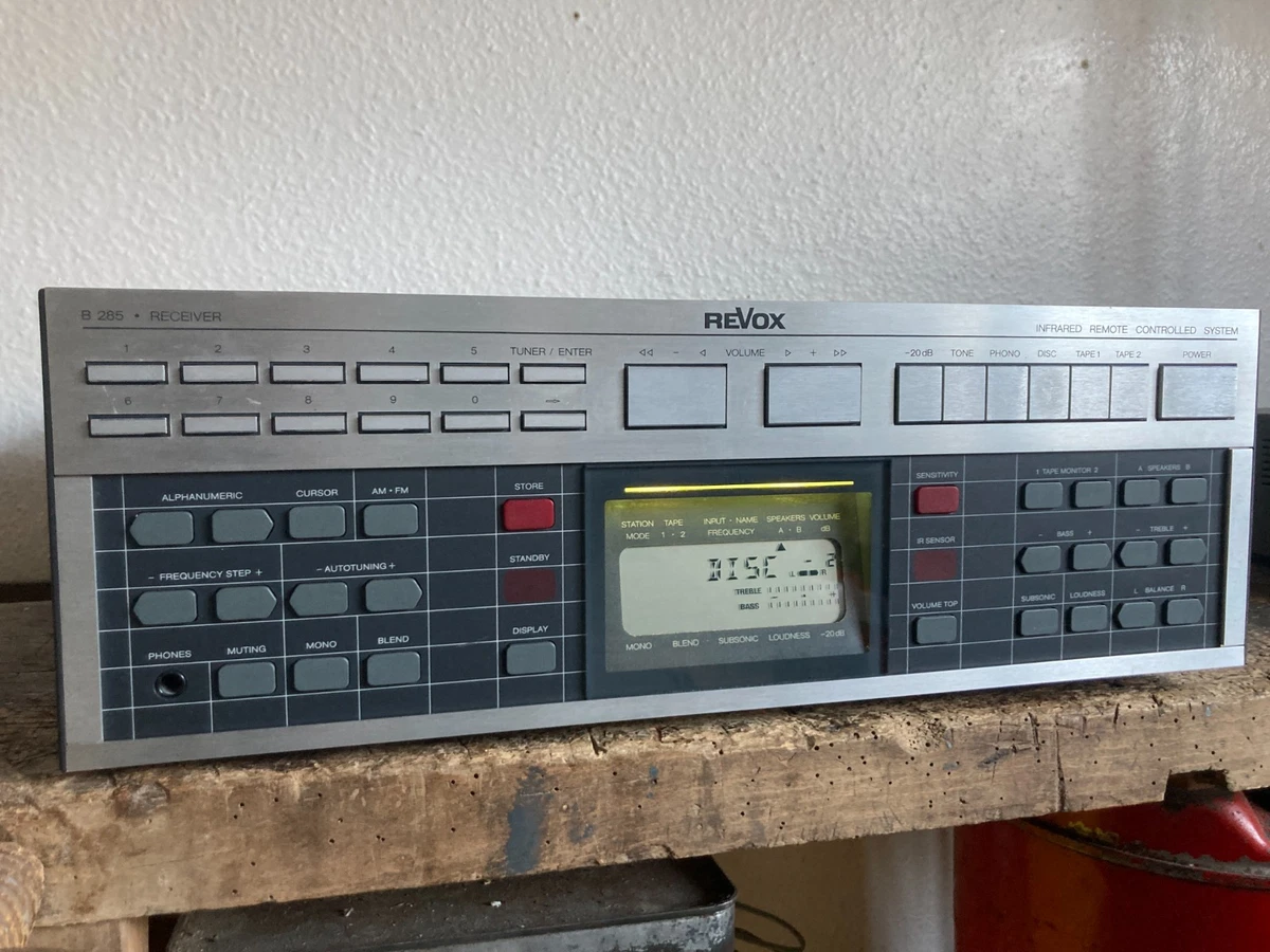 REVOX B285 + B205 Control remoto / Sistema de control remoto infrarrojo receptor