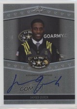2013 Leaf Metal Draft Prismatic 16/25 James Quick #ATA-JQ1 Auto o7j