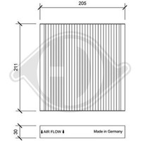 Filter Innenraumluft Diederichs DCI0198 Diederichs Climate FüR Honda
