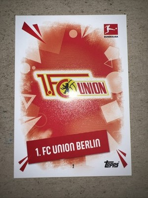 1 FC Union Berlin Team Wappen Topps Match Attax Saison 2025/26 #2