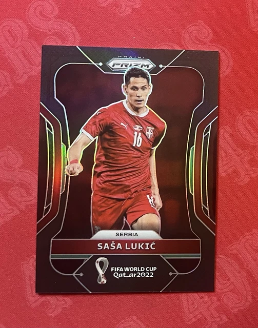 2022 Panini Prizm World Cup Black Prizm 1/1 Sasa Lukic Serbia