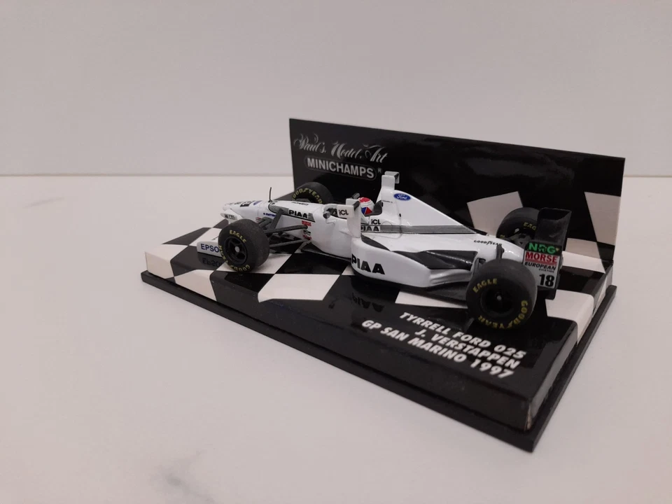 MINICHAMPS F1 1 43 TYRRELL J. VERSTAPPEN GP IMOLA 1997 - Immagine 3 di 3