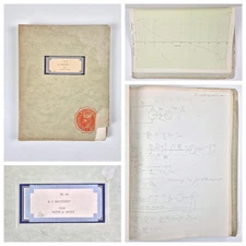 1960s Electrical Engineering University of Wisconsin Handwritten Student Notes
