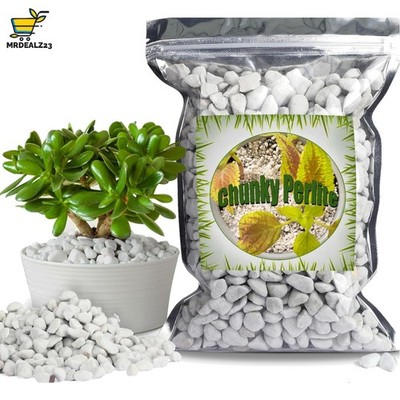 Grobes Perlite 1-2 cm für Pflanzen - 2L Drainage- und Wurzelwachstumsfördere