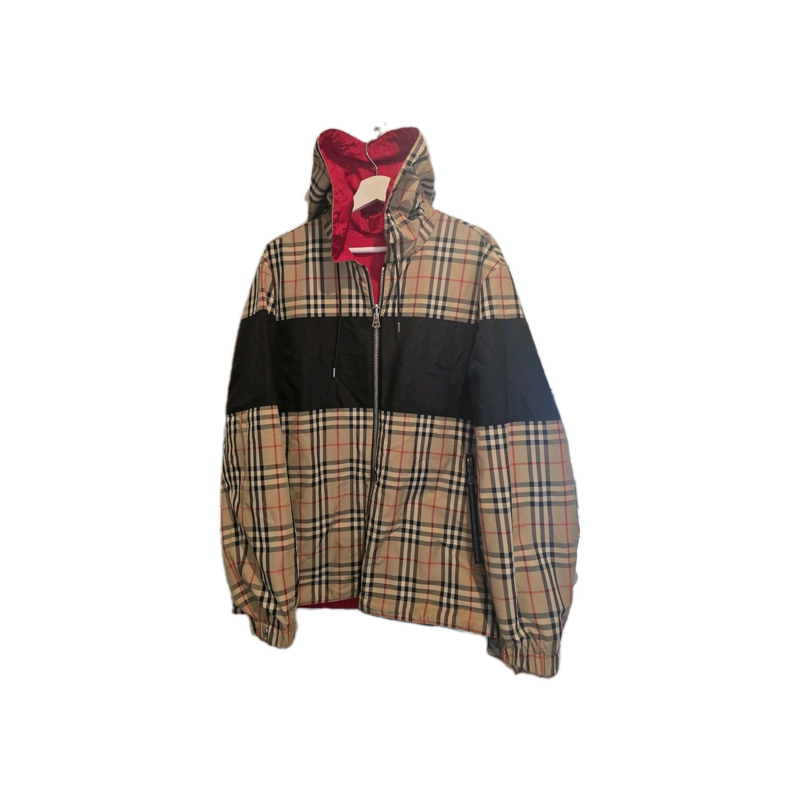 Authentic Burberry Nylon Jacket Reversible Nova C… - image 1