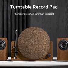 12in Record Mat Pad Cork Non  Slip Anti  Static Turntable Slipmat for LP Records R