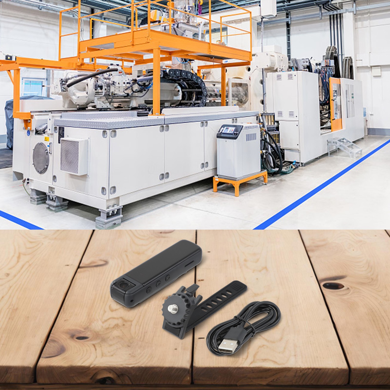 WiFi 1080P Body Camera CS05 with 180 Degree Lens and Expandable Storage