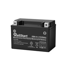Motorcycle Battery YTX9 12V 8Ah, Powersports Batteries High Performance, AGM ...