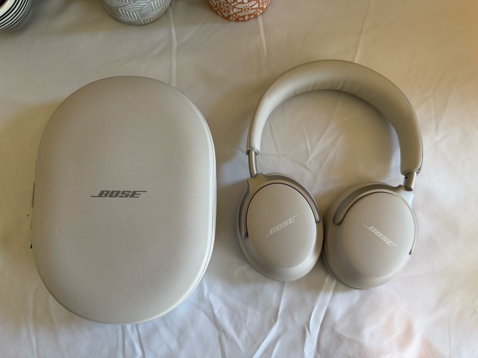 Bose QuietComfort Ultra Over-Ear ANC Bluetooth Headphones White Smoke-image