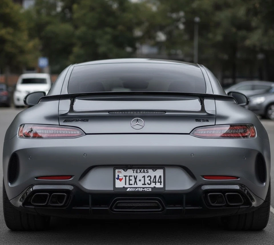 MERCEDES AMG Handmade  Car License Plate Frame Glossy Black,Made in USA 🇺🇸    - Image 2 of 4