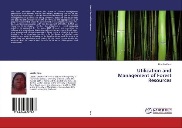 Uzebba Kanu | Utilization And Management Of Forest Resources | Taschenbuch-image