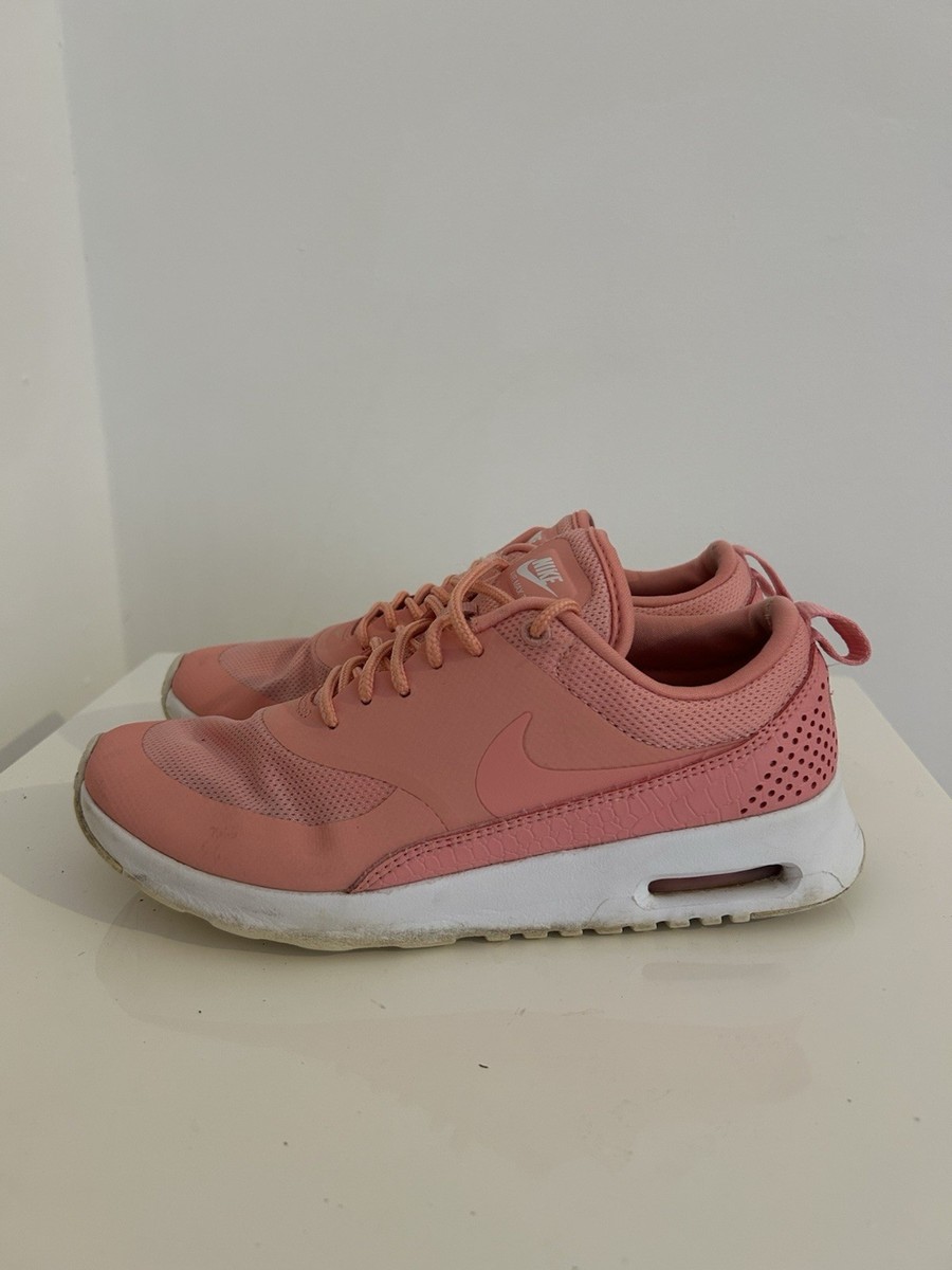 NIKE AIR MAX THEA LADIES PINK LACE UP TRAINERS SIZE uk 4 | eBay UK