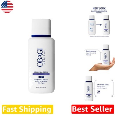 Obagi Nu-Derm Gentle Face Cleanser 6.7oz Aloe Vera Sensitive Skin Cruelty-Free
