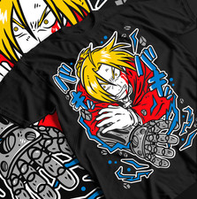 Fullmetal Alchemist T-Shirt Brotherhood Alphonse Elric Anime Gift Shirt All Size