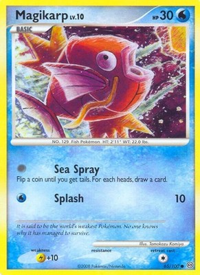 2008 Pokemon: Stormfront - Magikarp (#65/100, Common, Lightly Played)