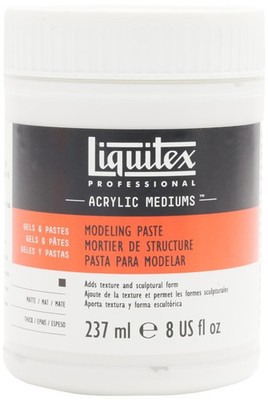 Modellierpaste Gel Acryl Medium 8 Unzen - Hervorragend geeignet für Acrylfarbe
